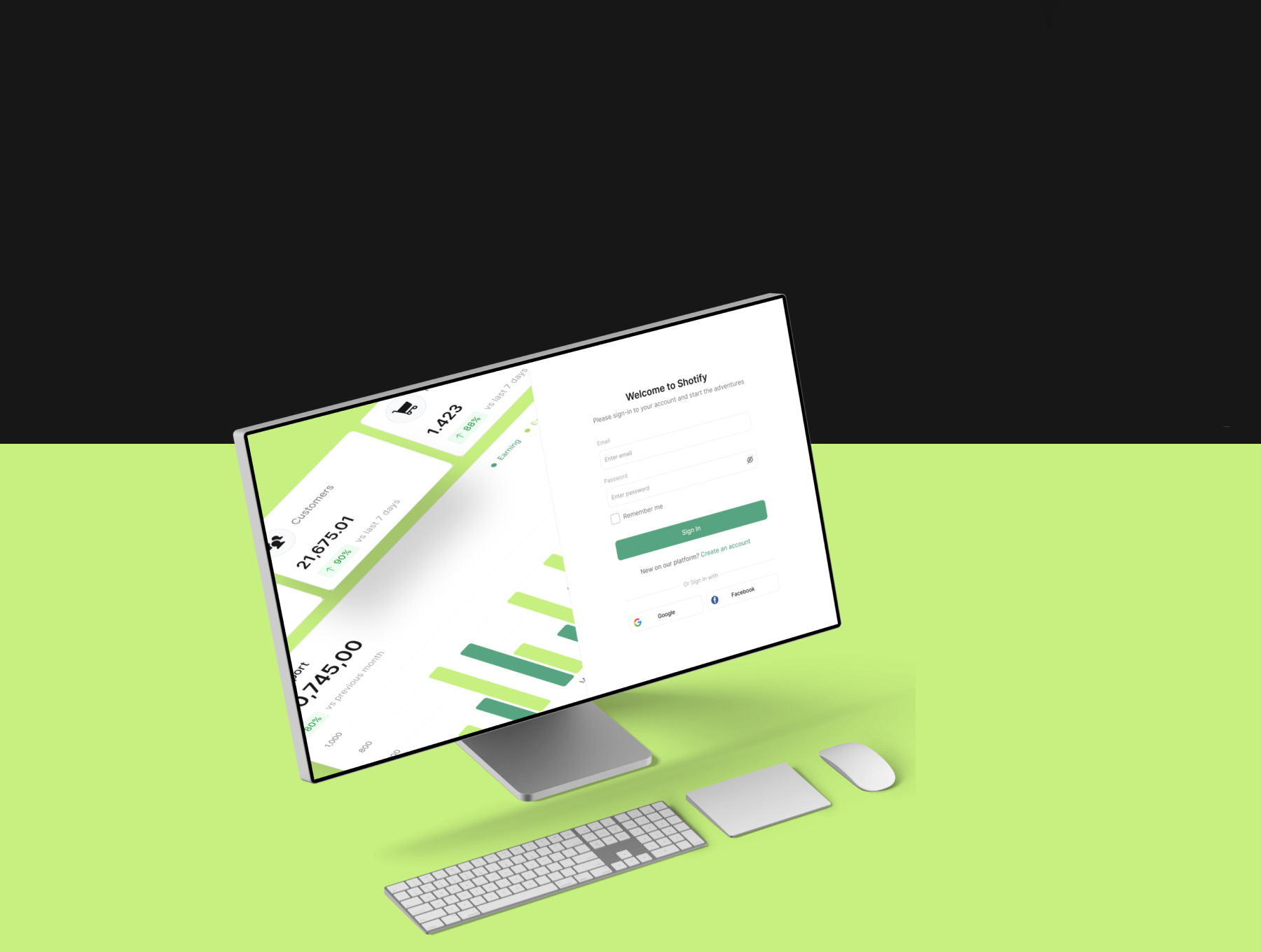 Shotify dashboard preview